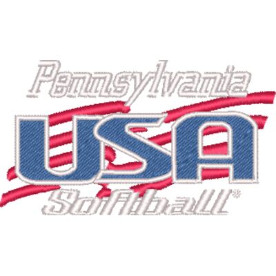USA Softball Flag Darks Thumbnail